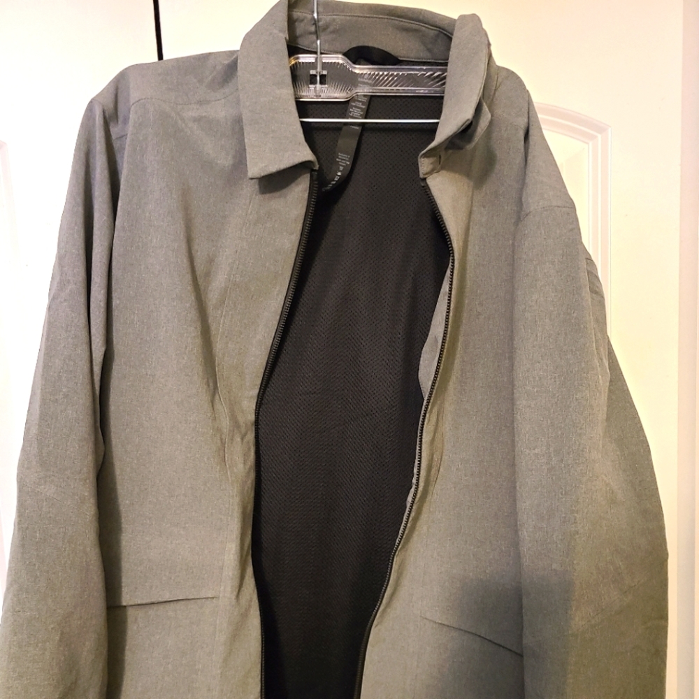 Lululemon Gray Bomber Jacket Large